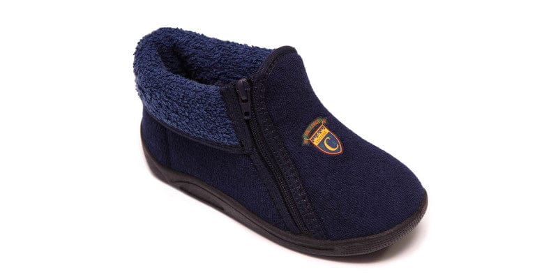 DRLUIGI MEDICAL FOOTWEAR FOR CHILDREN – ZIPPER PU-04-03-TP - NAVY BLUE