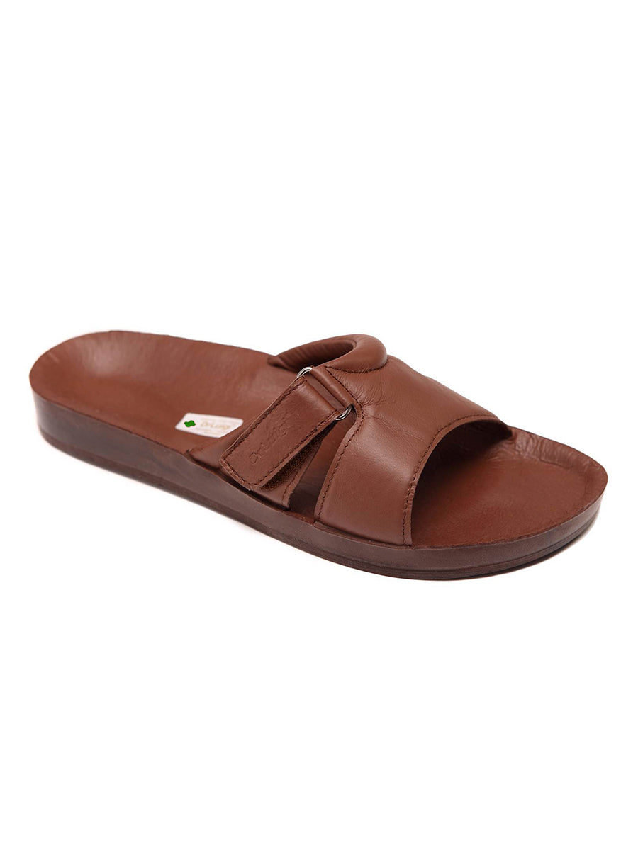DRLUIGI MEDICAL LEATHER SLIDES SANDALS FOR WOMEN PU-02-20-KS