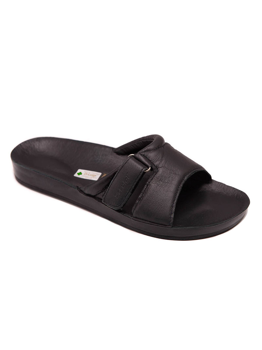 DRLUIGI MEDICAL LEATHER SLIDES SANDALS FOR WOMEN PU-02-20-KS