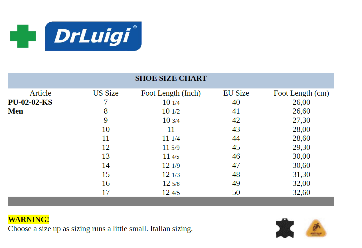 DRLUIGI MEDICAL LEATHER FOOTWEAR FOR MEN PU-01-11-KS