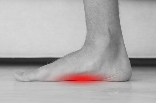 A flat foot