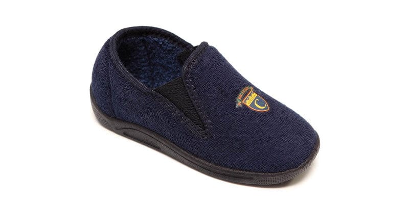 DRLUIGI MEDICAL FOOTWEAR FOR CHILDREN – ELASTIC STRETCH BAND PU-04-01-TP - NAVY BLUE