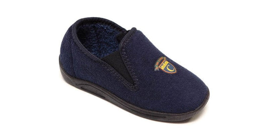 DRLUIGI MEDICAL FOOTWEAR FOR CHILDREN – ELASTIC STRETCH BAND PU-04-01-TP - NAVY BLUE