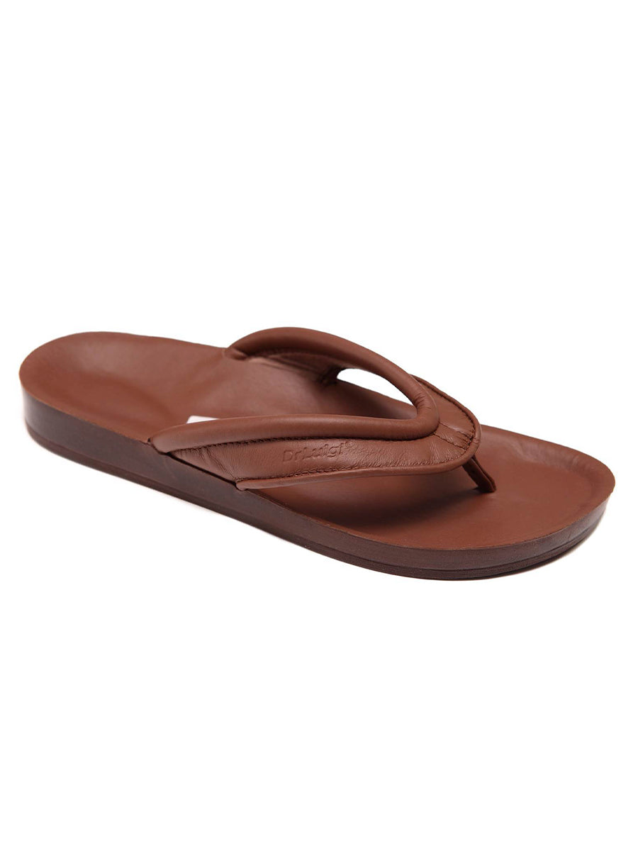 DRLUIGI MEDICAL LEATHER FLIP-FLOPS FOR MEN PU-02-02-KS